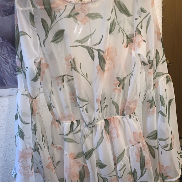 Long sleeve floral romper - Picture 5 of 5